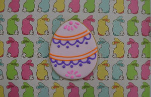 Easter Egg Frosted Sugar Cookie